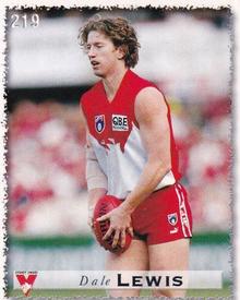 1999 Select AFL Stickers #219 Dale Lewis Front